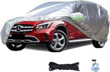 AKASENKO Fundas de Coche para automóviles,Impermeables para Todo Clima,Funda de cocheuniversal,SUV,Sedan,Resistente a los Rayos UV y a los ara?azos,Resistente al Polvo y la Lluvia. (SUV-4,85-5,1M) - SUV48551M - Ver 1