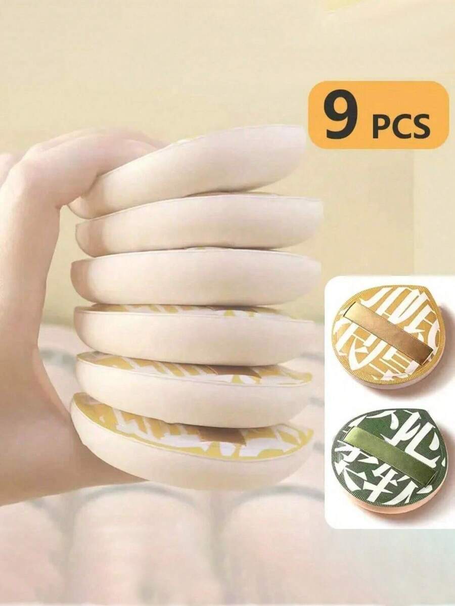 9 PCS Super Soft Cosmetics Puffs Set Makeup Sponge Make Up For Women Powder Puff Korean Beauty Tools Accessories, Makeup, Cheap, Room Decor, Vanity, Travel, Bedroom, Makeup Accessories, Puff, Makeup Blender, Powder Puff, Makeup Sponge