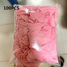 50/100 Stück Einweg-Handschuhe in hellem Rosa, für Haushaltsreinigung, Malerei, Schönheit, Haarstyling, Reinigung Zuhause, Küchenreinigung, Partyaufräumen, Weihnachts- und Neujahrsreinigungsbedarf