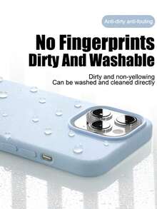 VOUVI Funda protectora de teléfono con ventosa de silicona VOUVI, compatible con iPhone 17, 14, 12, 11, 13, 15, 16 Pro Max, 16, 15, 14 Plus, 16 E, 17 Air, de unicolor, minimalista, de negocios, lujosa y a prueba de golpes.