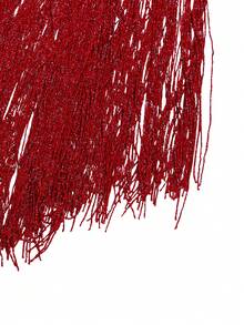 Macacão de Festa Elegante e Sexy com Strapless, Franja e Modelagem Justa para Mulheres - Vermelho - Visão 6