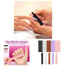 50 pcs-100/180 grit mini nail files