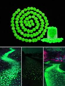 30pcs-Glow In Dark Rocks Luminous Stone Garden Accessories Micro Landscape Fish Tank Decoration Outdoor Patio Lawn Yard Kit,Glow In The Dark Garden Pebbles Stones Rocks For Yard And Walkways Decor, DIY Decorative Luminous Stones