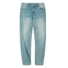 CAMEL CROWN Men's Tapered Jeans New Spring And Summer Washed Retro Cotton Breathable Casual Trousers - Nostalgic Blue - View 4