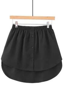 1/2pcs Women's Shirt With Long Vacation Layered Top, Swept Down Shirt, Underskirt, Hoodie, With A Small Fart Curtain Inside, Shawl, Sun Protection Sleeves, Women's Sun Protection, Cool, Shrugged Shoulders