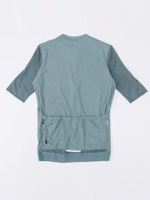 HISERWA Men's Cycling Jersey - Short Sleeve Summer Cycling Shirt Moisture-Wicking Breathable Cycling Jersey Mountain & Road Cycling Apparel - Grey - View 10