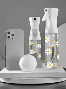 زجاجة رش قابلة لإعادة التعبئة شفافة بنمط قلب أصفر وزهرة الأقحوان، رذاذ متعدد الأغراض، مناسبة للسفر والرحلات العمل، موزع مزيل المكياج، زجاجة رذاذ شعر قابلة لإعادة الاستخدام، رش ، مناسبة لتصفيف الشعر والتنظيف والنباتات والترطيب الوجه.