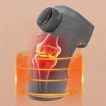 Elektrisk uppvärmd knämassageapparat, självuppvärmande knäskydd, varm smärtlindrande terapiapparat för knäleden, uppvärmning och massage av knästödet för artrit, benvård för äldre - Multifärgad - Visa 5