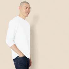 Men's Long Sleeve T-Shirt -  Style - Army Green - View 9