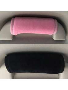 1 Luva Rosa/Preta Fofa Para Maçaneta De Porta Da General Motors, Capa Para Maçaneta De Apoio De Braço Interno, Capa Para Freio De Mão, Protetor De Maçaneta De Carro - Puxe as luvas - Ver 2