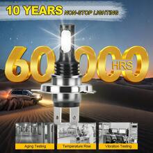 2颗6000K H4/9003 H7 H11 9005/HB3 9006/HB4 881超亮50W 12000LM LED汽车雾灯灯泡，即插即用，亮度比卤素灯高750%，IP68防水，航空铝合金外壳，1:1精准光束模式 - V2 - 查看 7