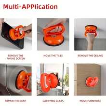 [Easy Dent Puller] 2PCS Large Car Dent Puller Set – Professional Suction Cup Bump Repair Kit | Heavy-Duty  Cups For Hail/Door Dings | No-Paint Damage Auto Body Tool - S và L - Xem 3