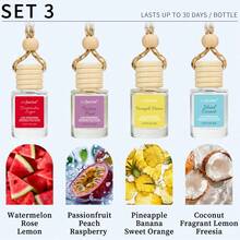 AIR FUSION 4 Pack Hanging Car Air Freshener & Diffuser | 120-Day Long-Lasting Fragrance | 17 Fragrances All Ages - bộ 3 (gói 4) - Xem 2