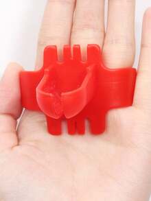 1pc Red Balloon Tying Tool, Balloon Knotter For Weddings, Birthdays And Parties, Back To School Valentine Day - Red - View 6