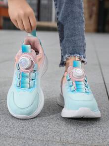 Calçados infantis, calçados esportivos infantis para meninos e meninas, calçados esportivos casuais de malha respirável, calçados infantis com amortecimento macio e protetor de alta qualidade