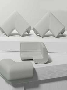 4/8/16 piezas Protectores de esquinas suaves, protectores de bordes y esquinas de para bebés, topes de muebles de espuma de goma con laminado previo, adecuados para chimenea, mesa, escaleras, gabinete (Instrucciones: Limpie el área de aplicación y adhiera, el efecto será mejor después de 20 horas de uso) - Multicolor - Ver 13
