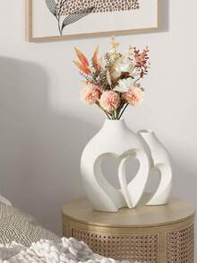 2pcs Creative Couple Series Home Decor Vases, Large And Medium Size Desktop Ornaments, Suitable For Indoor Decoration, All Seasons, Relatively Small Size, Please Read Carefully Before Purchase. - Multicolor - View 5