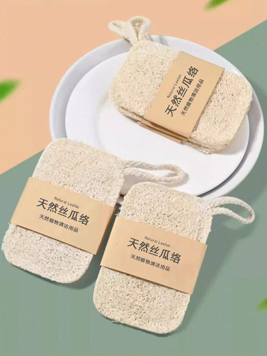 3 قطع من الإسفنج السليلوزي من قشر القرع لغسل الأطباق والقدور والمقالي وأواني الطهي المقاومة للالتصاق