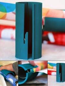 1pc Sliding Gift Wrapping Paper Cutter, Holiday Party Cutting Tool, Line Sliding Wrapping Paper Cutter, Suitable For Valentine'S Day, Easter, Ramadhan Festival, Wedding,Halloween, Christmas, Birthday Party Wrapping Paper Cutting Tool