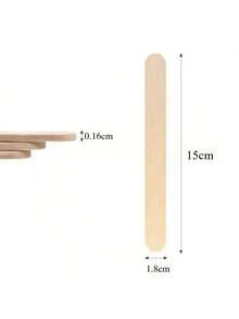 50 piezas/20 piezas Raspadores de belleza para depilación, depilación de madera, herramientas de raspado de cera, palitos de mezcla y aplicación de cera de depilación, herramientas de cuidado de depilación con cera de abeja