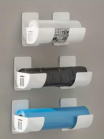 2件套厨房置物架免打孔收纳架多功能储物架冰箱侧架雨伞垃圾架