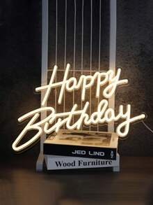 彩色裝飾霓虹燈 LED 燈牌 USB 供電 便攜易用 可選字句包括「Merry Christmas」、「Love」、「Happy Birthday」、「Let's Party」、「Marry Me」、「Baby」、「Boy Or Girl」、「Cheers To Love」等 - 彩色 - 查看 27