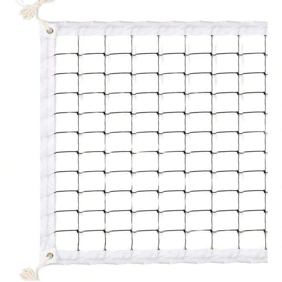 Red de voleibol portátil de 9,5 x 1 m, duradera y adecuada para uso en interiores y exteriores en playas, piscinas, etc.