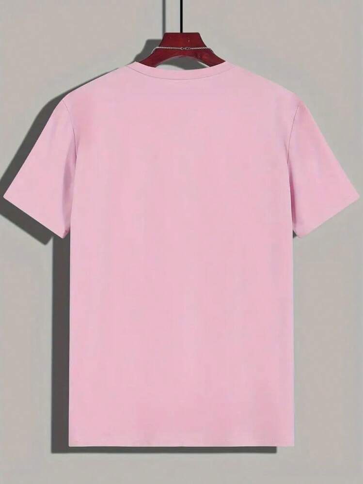UNISEX Catholic T-Shirt The Holy Cross Be My Light 100% Cotton - PREMIUM - 淺粉色 - 查看 2