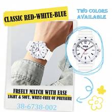 Relógio esportivo FILA Quartz – Relógio de pulso moderno estilo mergulhador, visual casual à prova d'água, design esportivo para homens e mulheres, uso diário e opção de presente - Tamanho Único - Ver 4