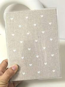 1pc 6" Red Heart Shaped Photo Album, Can Hold Up To 100pcs 6" Photos, Postcards, Memorabilia, Baby Photos Storage,Back To School,School Supplies - Multicolor - View 7