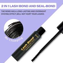 SRCKFIZ 10ml 2-In-1 DIY False Eyelash Glue & Sealant Pen, Waterproof, Quick Drying, Non-Irritating, Natural Finish, Strengthening - Black - View 5