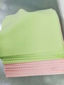 4/20/50/100片装超细聚酯纤维眼镜清洁布,珠宝抛光布,镜头和手机屏幕清洁剂,可用于擦拭镜子,多种颜色可选,超细纤维布,珠宝抛光布(颜色随机) - 彩色 - 查看 5