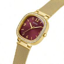 Guess Guess Ladies' Quartz Watch, Stainless Steel Strap, Stainless Steel Case, Waterproof Quartz Movement, Suitable For Daily Gatherings And Other Occasions GW0354L4