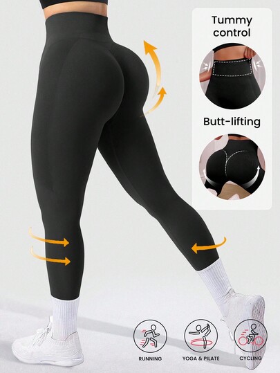 Yoga Pants Women Hip Lifting Women Running Sports Leggings Fitness Leggings Push Up Yoga Leggings Gym Clothing Sports Tights