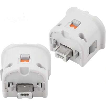 B&T   Motion Plus Adapter For Original  Remote Controller(Pack Of 2) (White)