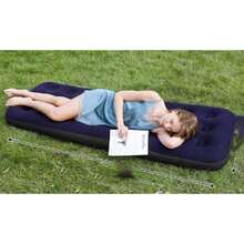 1张191*137*22cm床垫 双面毛绒加厚充气床垫 简易可折叠床垫 适用于室内家具、户外露营、沙滩（不含气泵）