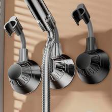 旋转吸盘式淋浴喷头支架 - 可调节通用淋浴支架，免手持免钻孔壁挂式安装，无需工具即可安装，适用于浴室 - 彩色 - 查看 4