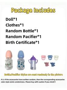 Bettie Doll head 1-4 18 Inch Handmade Realistic Berenguer Baby Doll, Rooted Hair, Washable, Lifelike Newborn Doll, Suitable For Children's Birthday Gift, Accurate Anatomical Structure - Multicolor - View 11