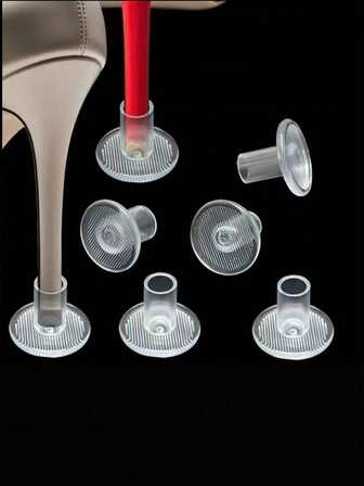 2pcs Anti-Slip, Wear-Resistant Thin Heel Pads, Noise Reduction Heel Protectors For High Heels