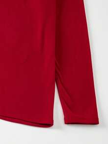 3pcs High Neck Long Sleeve T-Shirts For Men, Reversible Fleece Fabric, Warm Casual Thermal Undershirt, Autumn/Winter