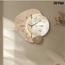 1 buc Ceas de perete decorativ modern, minimalist, artistic și creativ, mișcare cu cuarț super silențioasă, fără ticăit, potrivit pentru decorarea camerei, decorarea casei, decorarea camerei de zi, decorarea peretelui dormitorului, decorarea peretelui