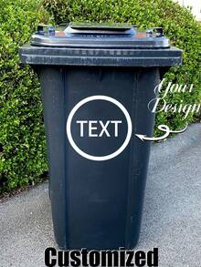 Customized House Number Address Label Stickers, Also Suitable For Trash Cans, Doors, Fashionable, Cute, Colorful, Customizable, Personalized, Unique, Ideal Gift For Friends, Sons, Daughters, Office Workers, S, Homes, Offices. Multi-Functional, Decorative, Reusable, Exquisite, Fashionable, High-Quality, Colorful, Modern, Customized - Multicolor - View 10