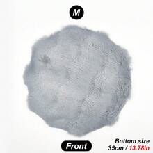 1pc Pet Sleeping Pad, Soft & Comfortable Small Pet Mat, Round Warm Pet Bed Suitable For Cats & Small Pets, Autumn/Winter (Not Machine Washable)