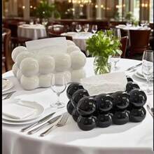 1pc Luxury Cotton Candy Tissue Box, High-End Home Living Room Dining Table Paper Towel Holder, Suitable For Vanity, Nightstand, Countertop, Home Office, Bathroom, Car