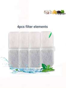 3升/101.5盎司/0.8加仑宠物饮水器，自动猫狗饮水机，带6个滤芯，USB电源线（不含适配器），水泵 - 黑色 - 查看 9