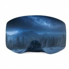 Drawstring Elastic Ski Goggles Protective Case, Sturdy And Non-Slip, Anti-Scratch Ski Goggles Cloth Cover With Digital Starry Print - Multicolor - View 16