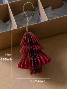 1/3pcs Christmas Tree Honeycomb Ball Pendant, Creative Honeycomb Lantern, Christmas Tree, Suitable For Thanksgiving, Christmas Party Home Decoration Christmas Decorations Room Decor Winter