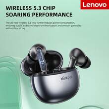 Lenovo ThinkPlus XT88 True Wireless Mini Earphone Bluetooth 5.3 Earbuds Low Latency Gaming Headset Touch Control Long Battery Life HD Voice With Noise Reduction Mic,In-Ear Wireless Headphones. - one-size - View 7