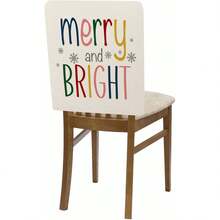 1pc/4pcs/24pcs Christmas Nutcracker & Pine Branch Chair Back Cover Protector, Washable Winter Dining Room Chair Slipcover For Home, Restaurant, Living Room, Kitchen Decor - Multicolor - View 11