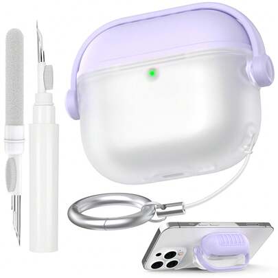 Funda protectora de silicona suave compatible con el estuche de los de 4ta generación, incluye kit de limpieza